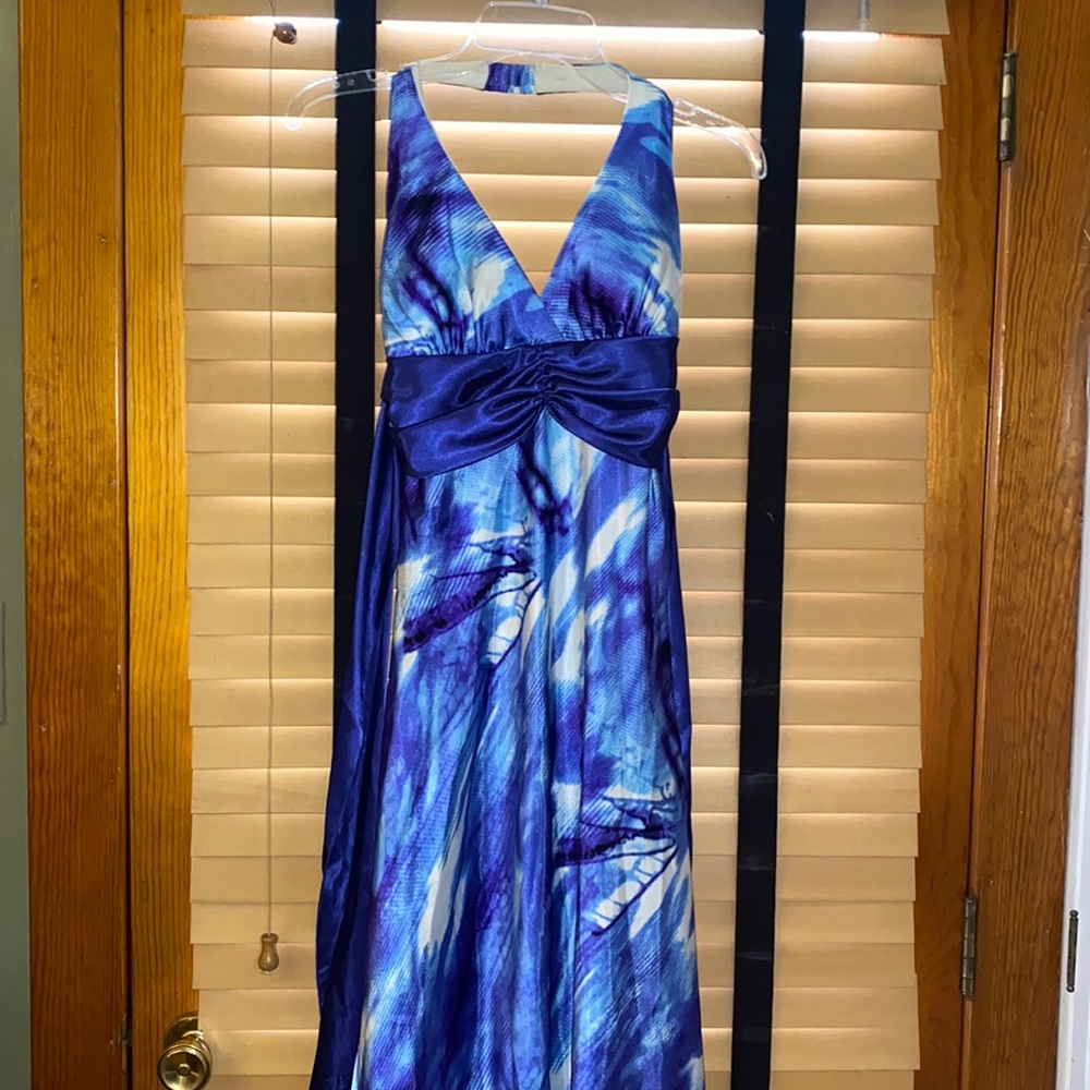 Taboo Semi-Formal Gown- Blue Design